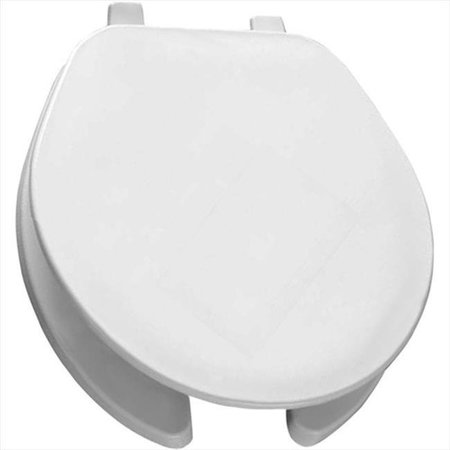 CHURCH SEAT Church Seat 75 000 Round Open Front Toilet Seat in White 75 000